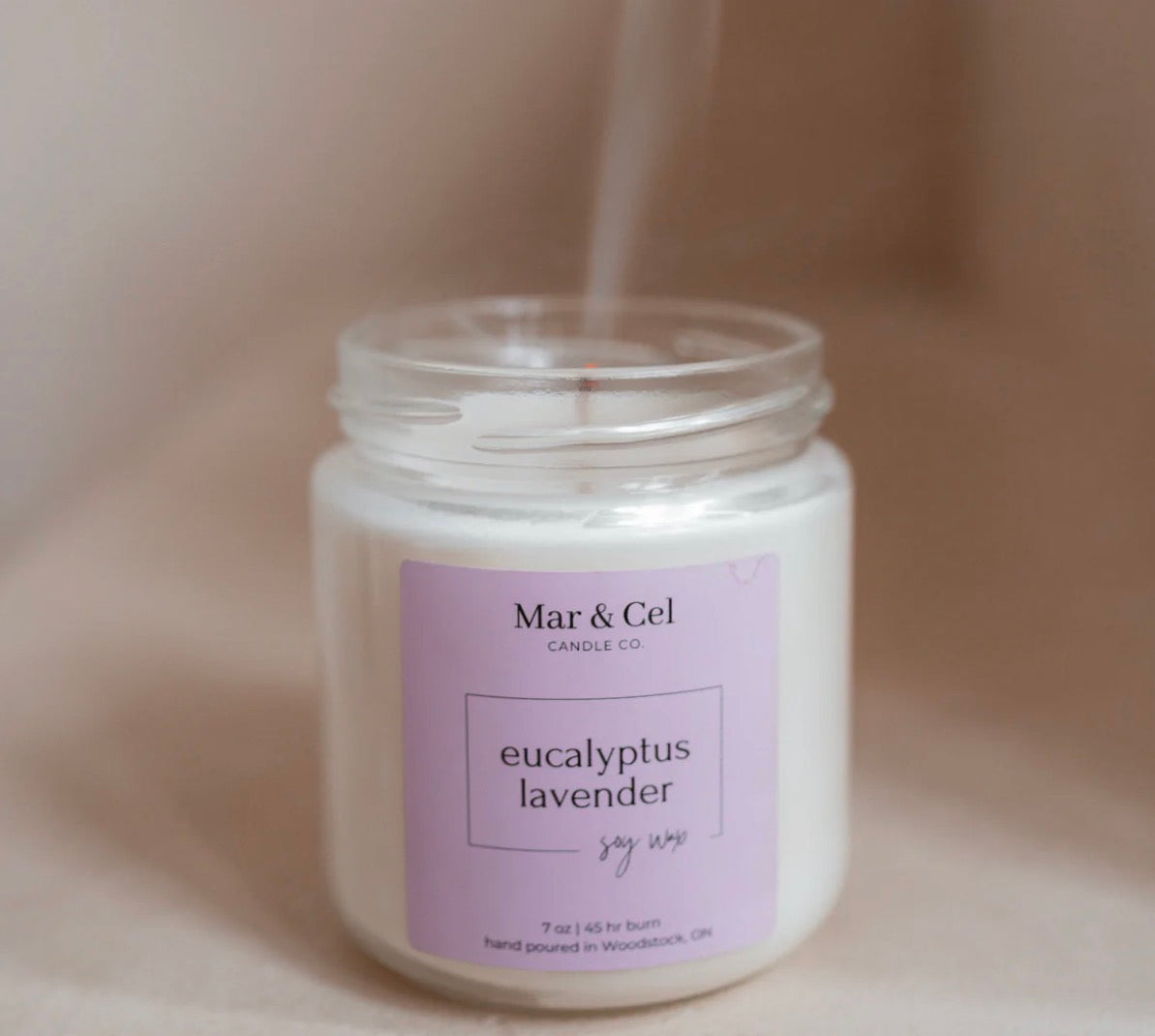 Mar & Cel Candle Co. | Signature Collection: Eucalyptus Lavender Soy Wax Candle