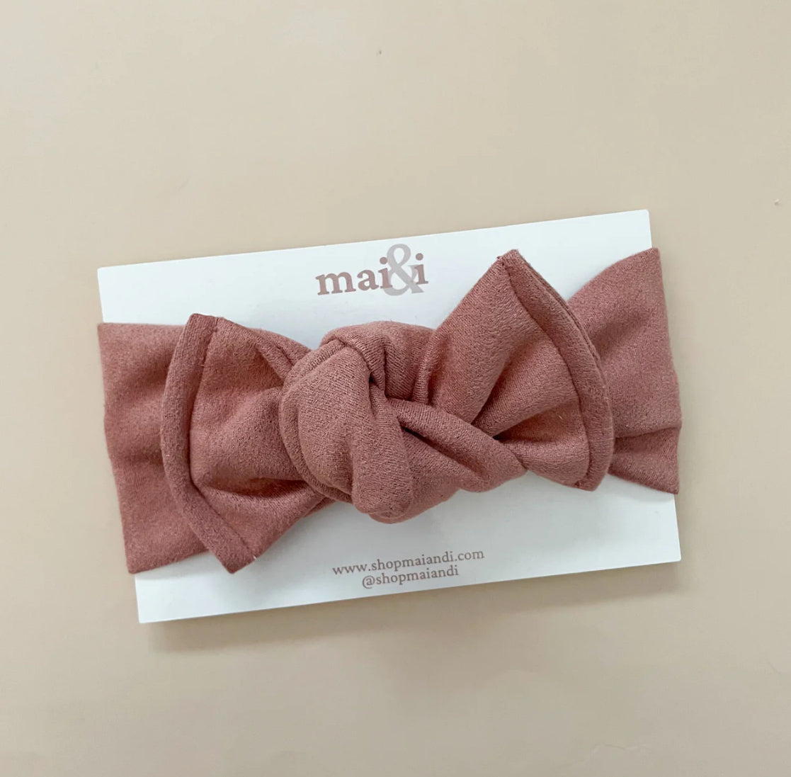 Mai & I | Rose Velvet Top Knot