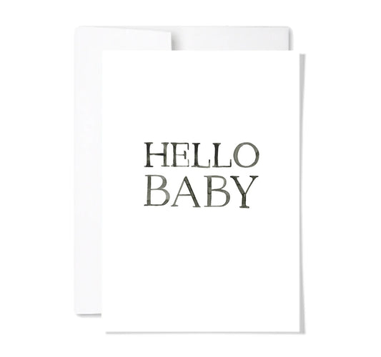 Paperscript | Hello Baby Card