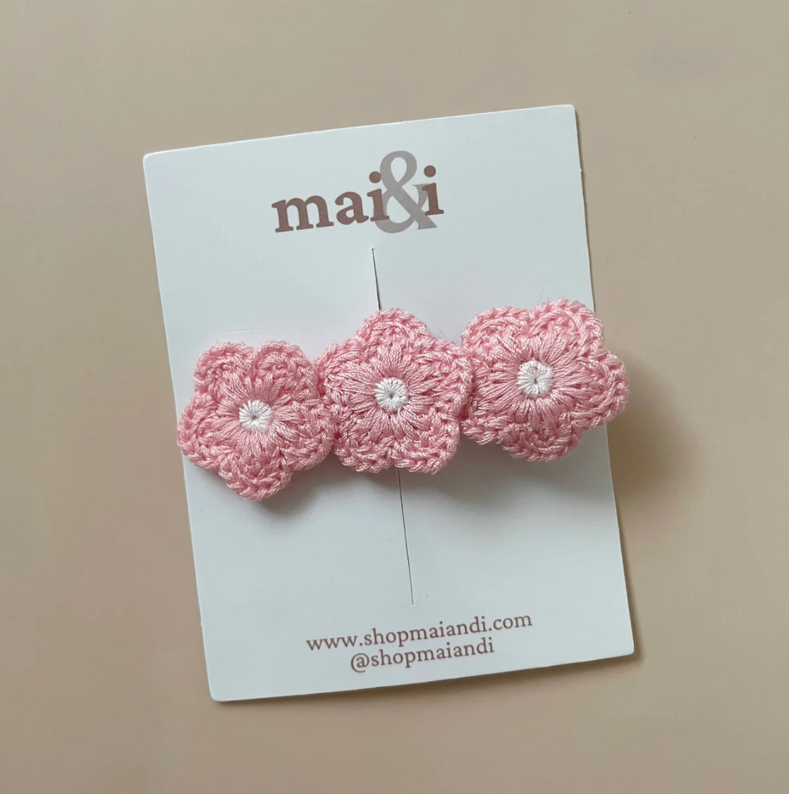 Mai & I | Pink Daises Clip