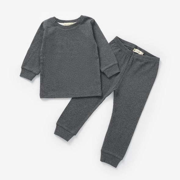 My Little | The Orly Loungewear Set | Charcoal