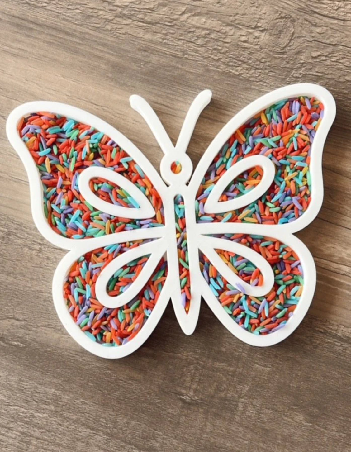 Sensory Mama Creations | Butterfly Sensory Tray