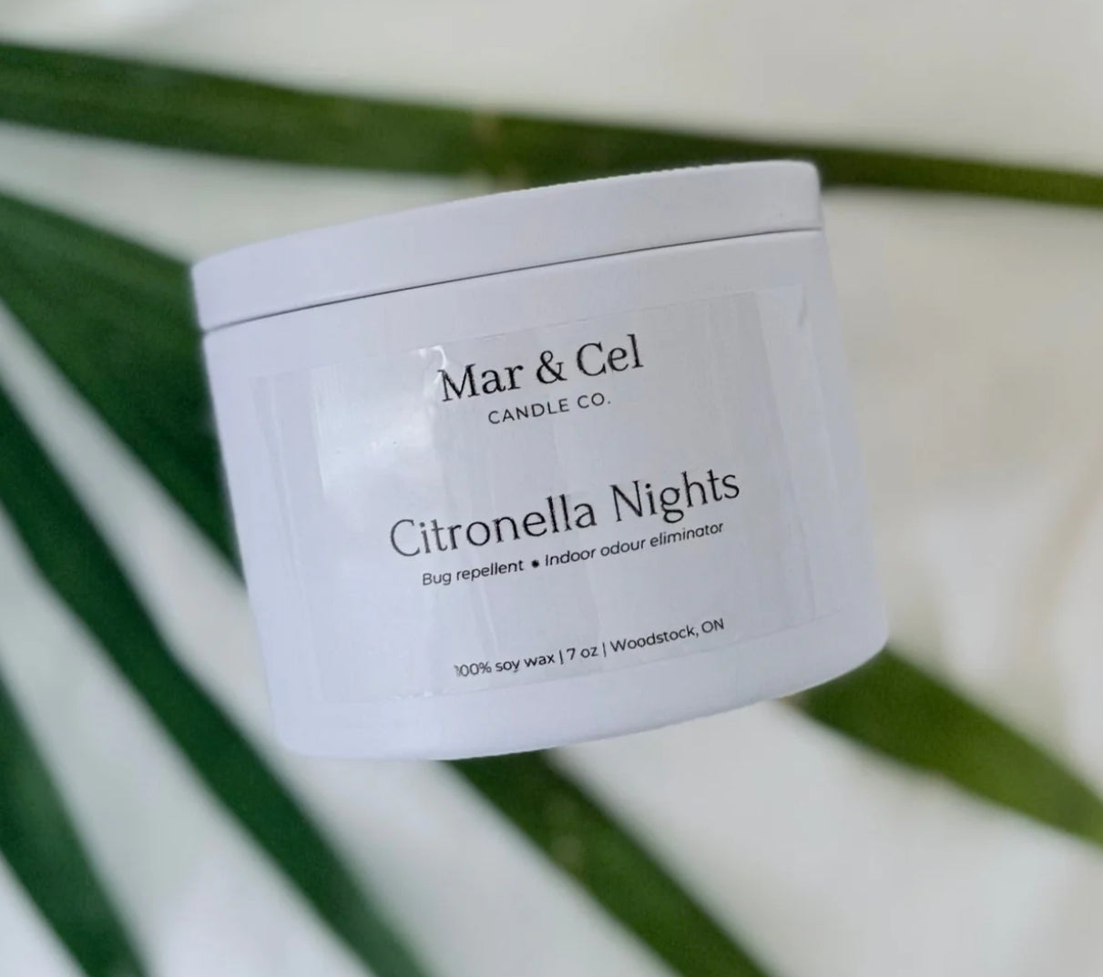 Mar & Cel Candle Co. | Summer Collection: Citronella Nights