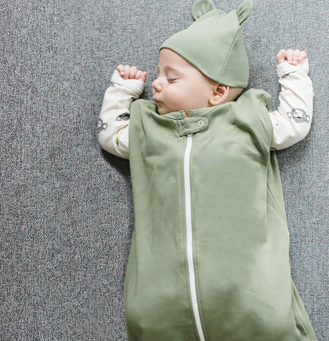 Parade Organics Essentials Sleep Sac | Olive | 24-36M