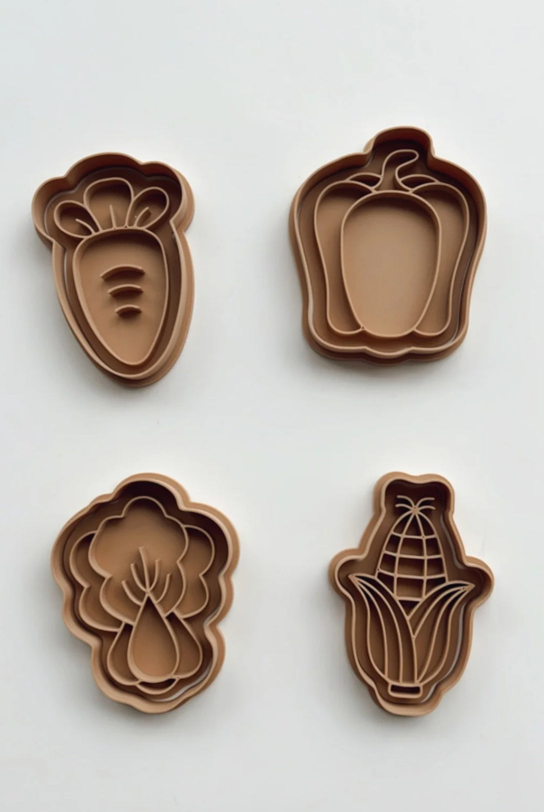 Sensory Mama Creations | Vegetable Playdough Cutter Set