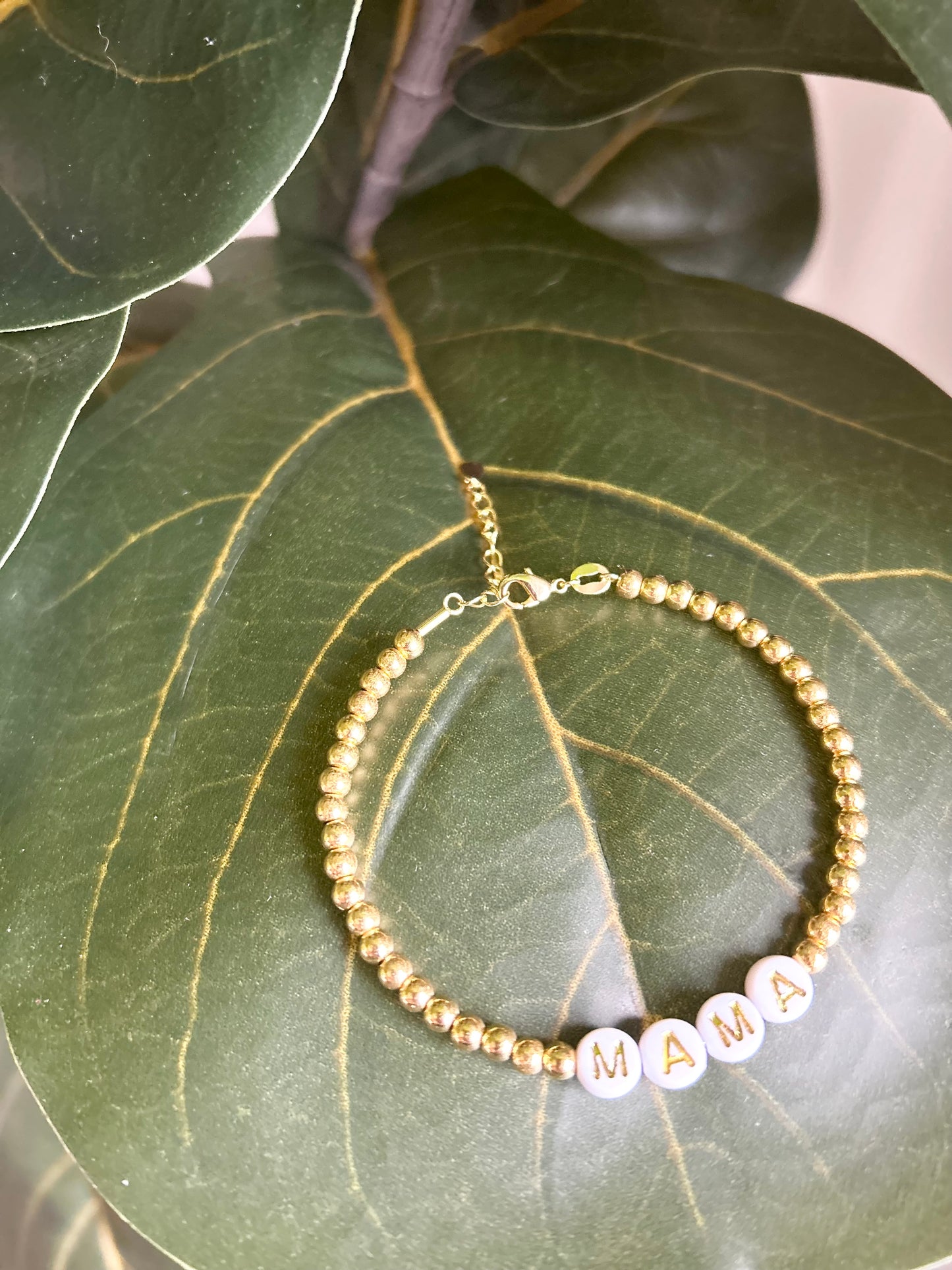 Personalized Beaded Bracelet