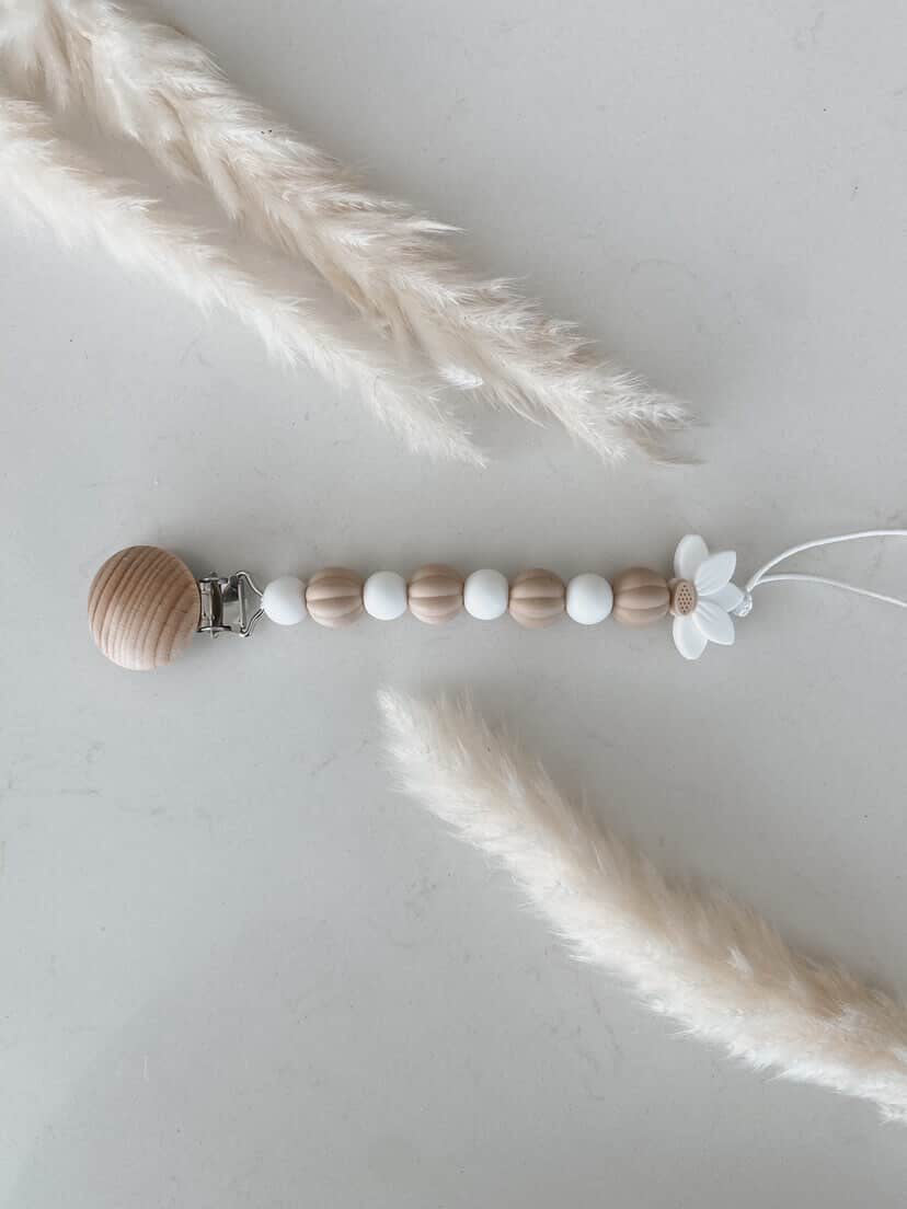 Little Lull Co. | Woodland Bloom Pacifier Clip