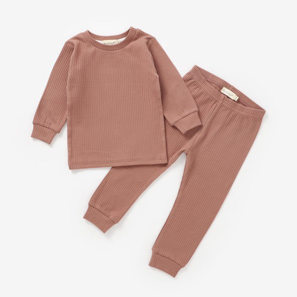 My Little | The Orly Loungewear Set | Dusty Rose