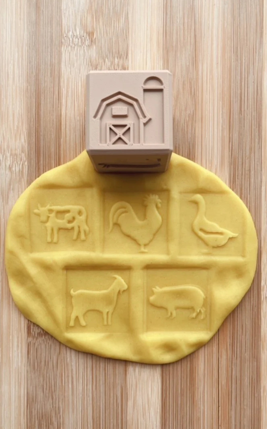 Sensory Mama Creations | Farm Stamper Cube
