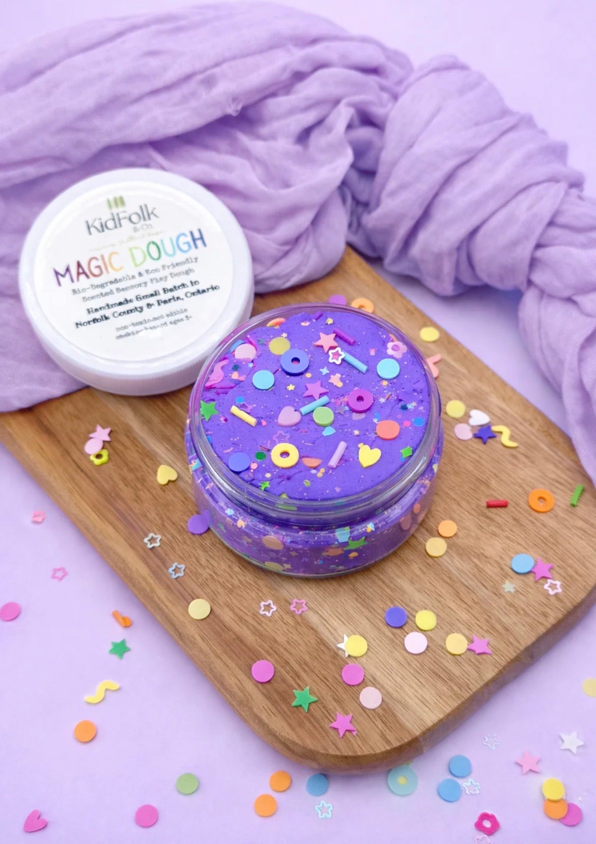 Kid Folk & Co. | Magic Dough: Sweet Tart Purple | 4oz