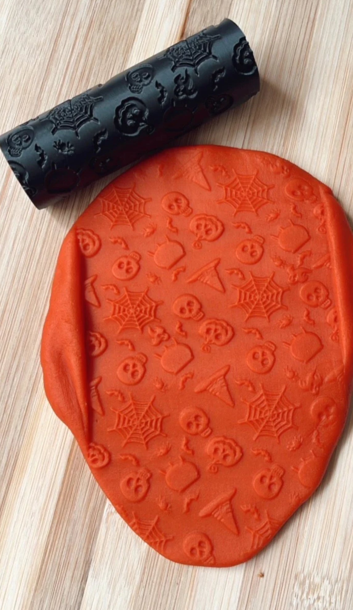 Sensory Mama Creations | Halloween Playdough Roller