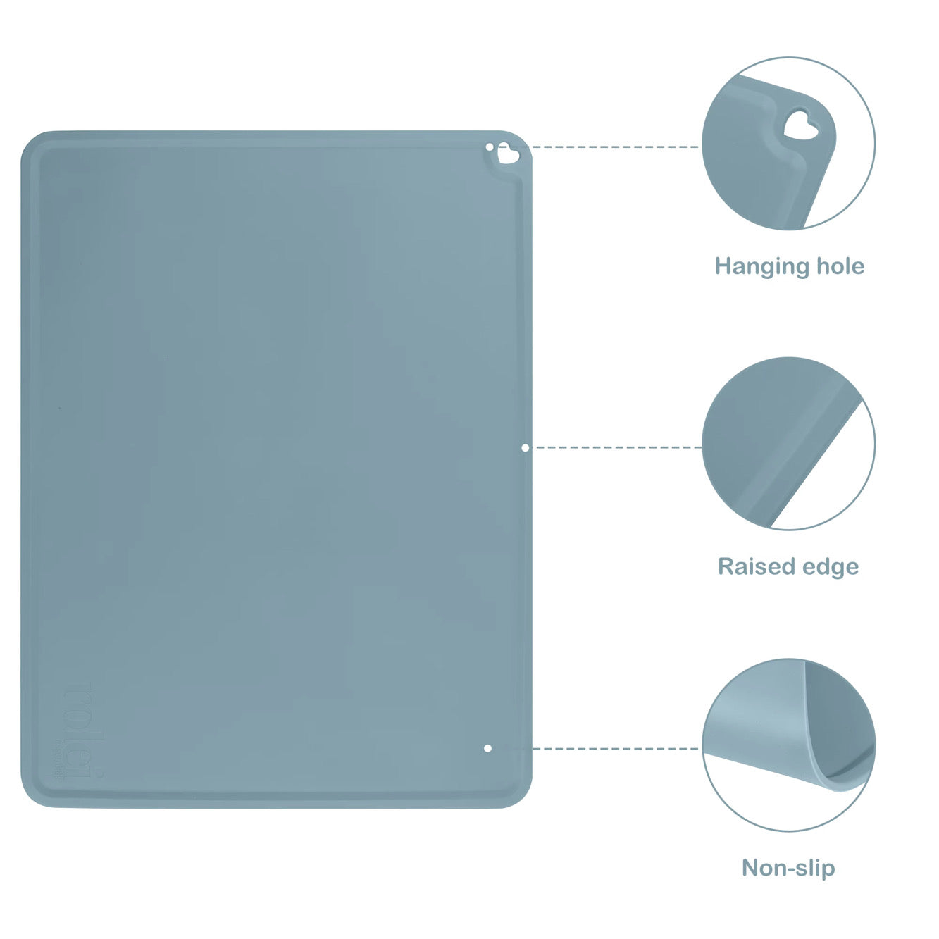 Rolei | The Everyday Essentials Set | Silicone Bib + Placemat Set