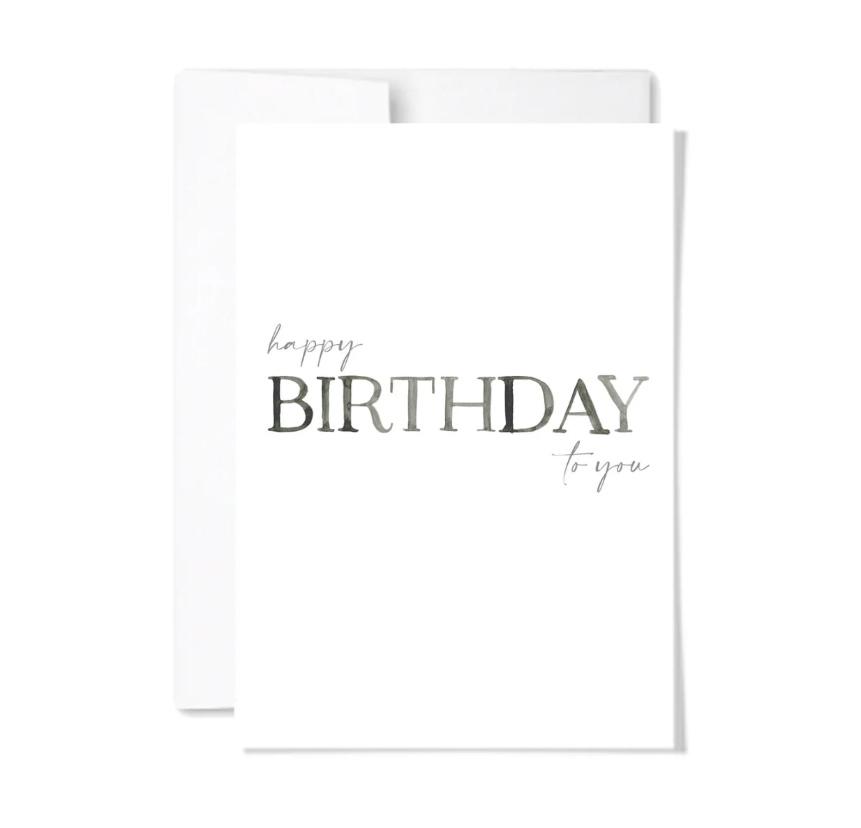 Paperscript | Happy Birthday to You Card