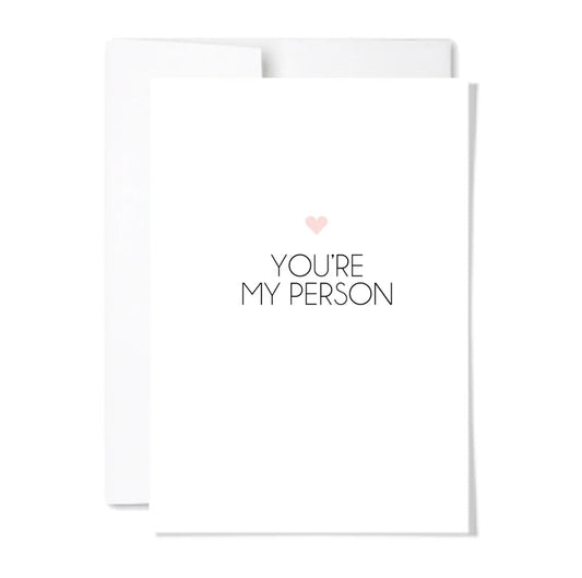 Paperscript | You’re My Person Card