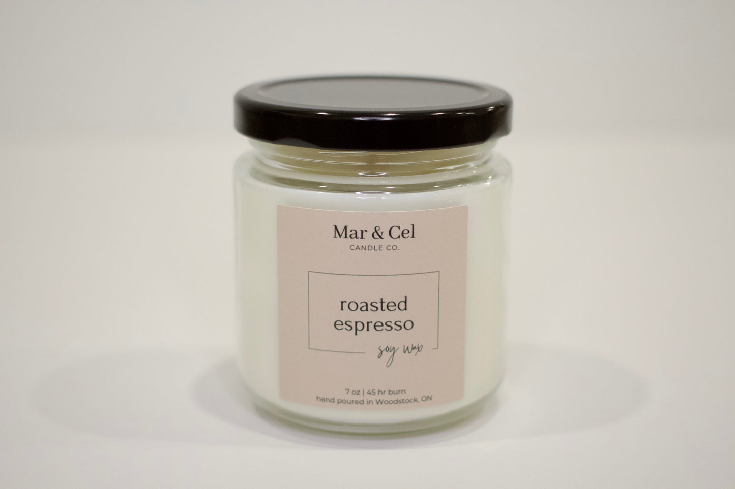 Mar & Cel Candle Co. Signature Collection | Roasted Espresso Soy Wax Candle