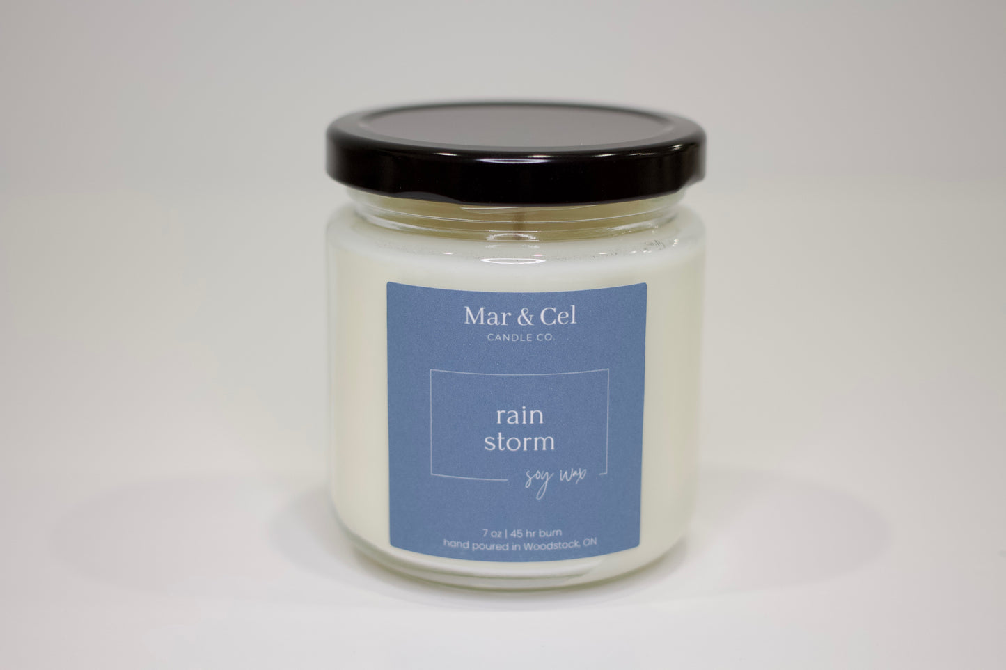 Mar & Cel Candle Co. Signature Collection | Rain Storm Soy Wax Candle