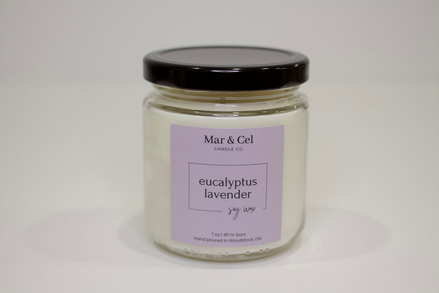 Mar & Cel Candle Candle Co. | Eucalyptus Lavender Soy Wax Candle