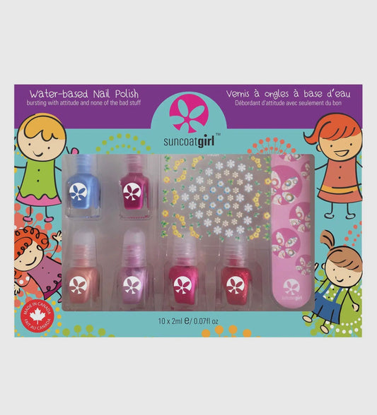 Suncoat Mini Mani Nail Polish Kit | 6 Pack