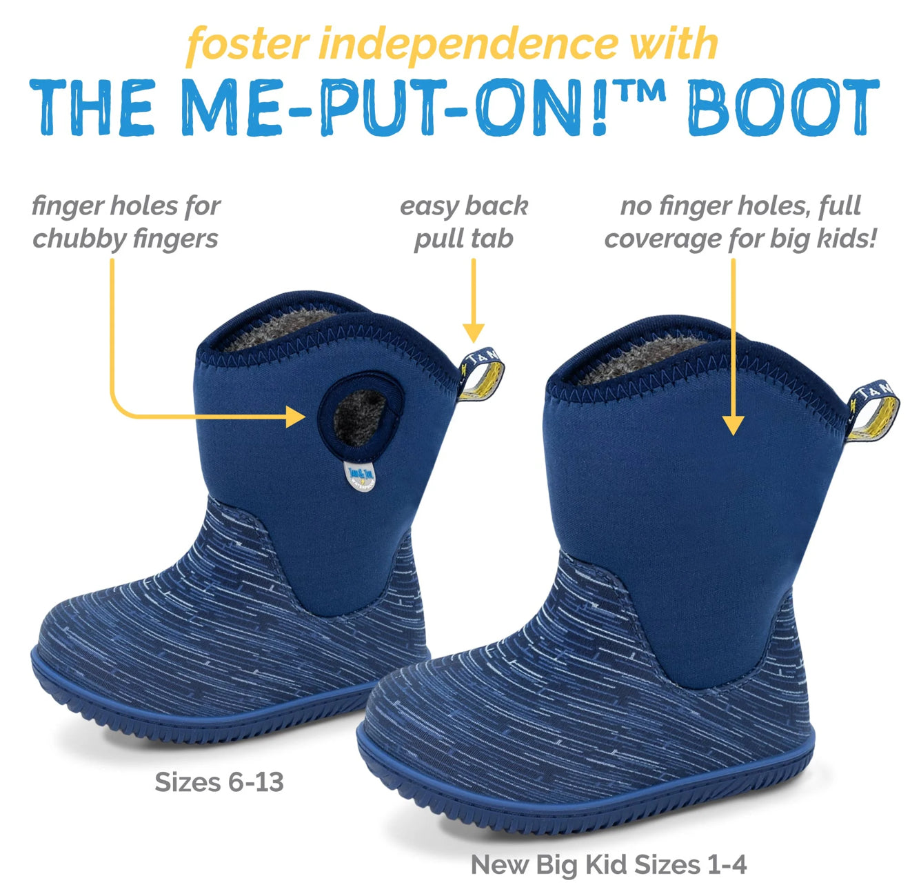 Jan & Jul Lite Waterproof Boots in Apricot Flower | Size 9