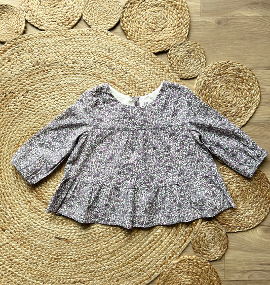 NWOT | GAP Floral Peplum Top | SP 6-7Y