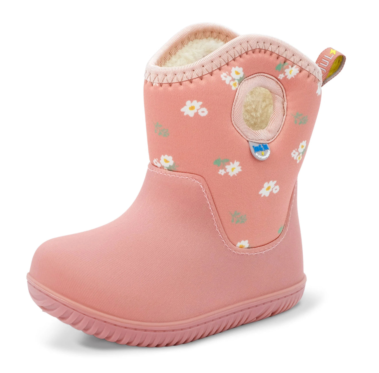 Jan & Jul Lite Waterproof Boots in Apricot Flower | Size 9