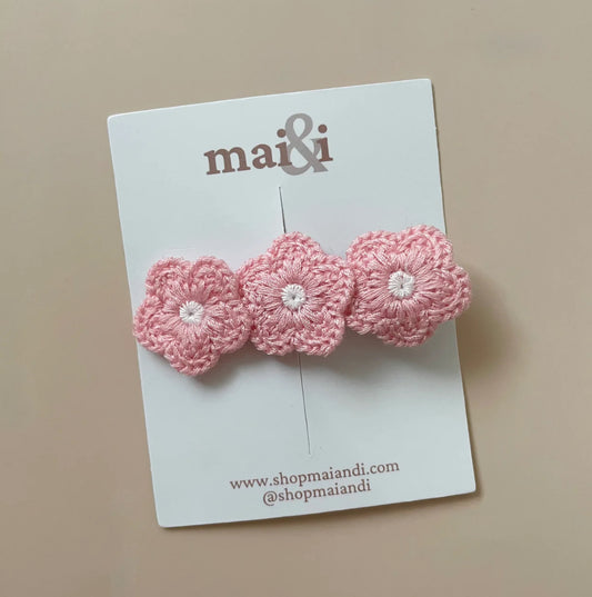 Mai & I | Pink Daises Clip