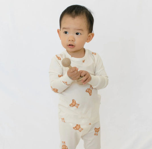 Roobear | Bears Bamboo Two-Piece Pajamas