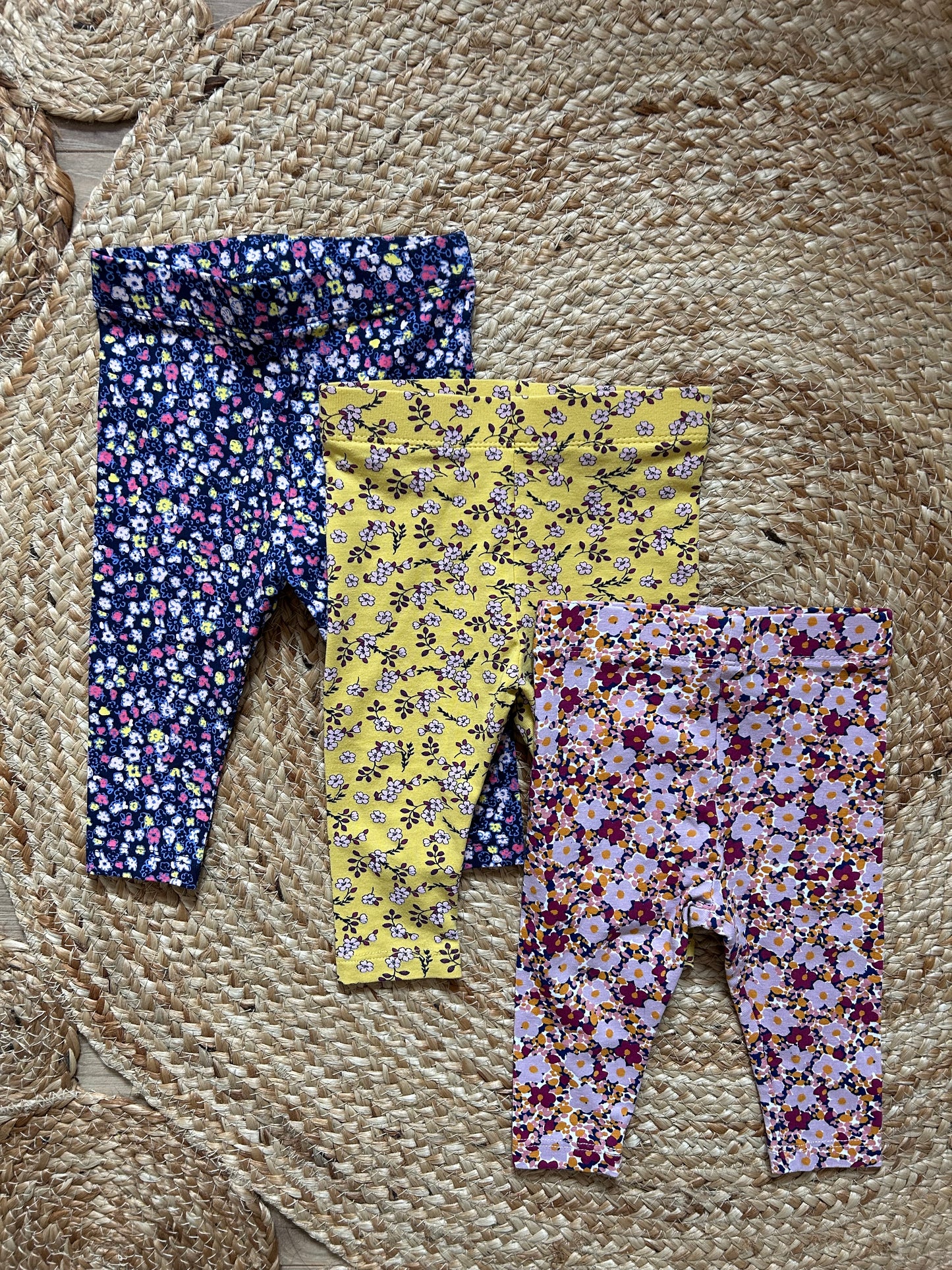 Joe Fresh Leggings 3-Pack | 3-6M