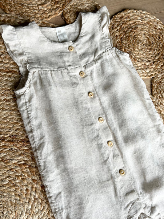 EUC | H&M Linen Jumpsuit | 12M