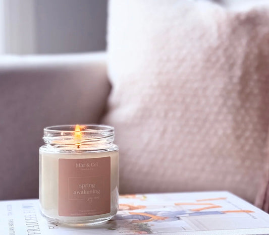 Mar & Cel Candle Co. | Spring Collection:  Spring Awakening Soy Wax Candle