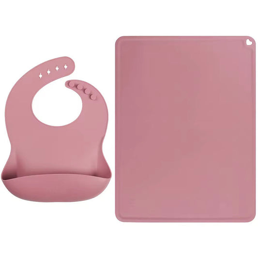 Rolei | The Everyday Essentials Set | Silicone Bib + Placemat Set