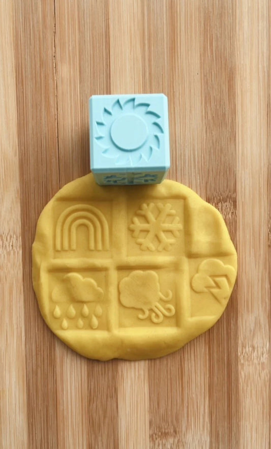 Sensory Mama Creations | Weather Stamper Cube