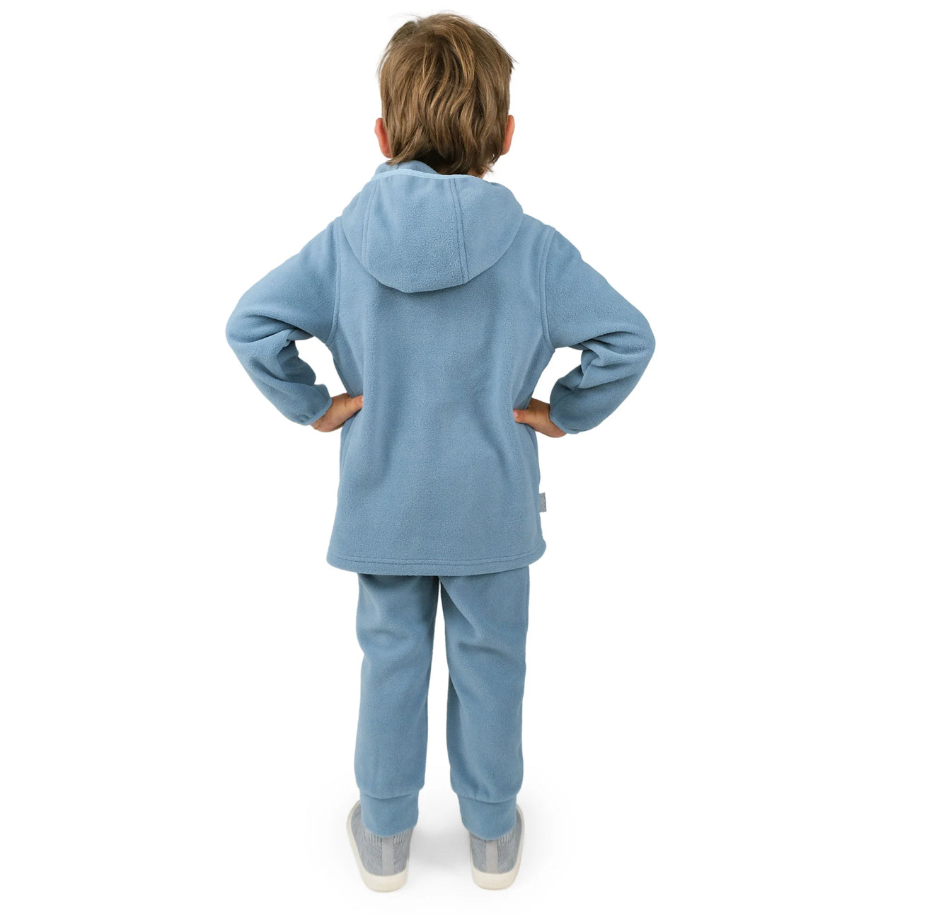 Jan & Jul Fleece Jacket in Stormy Blue | 2T (2-3Y)