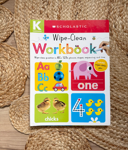 Wipe-Clean Workbook: Kindergarten | Spiral-Bound