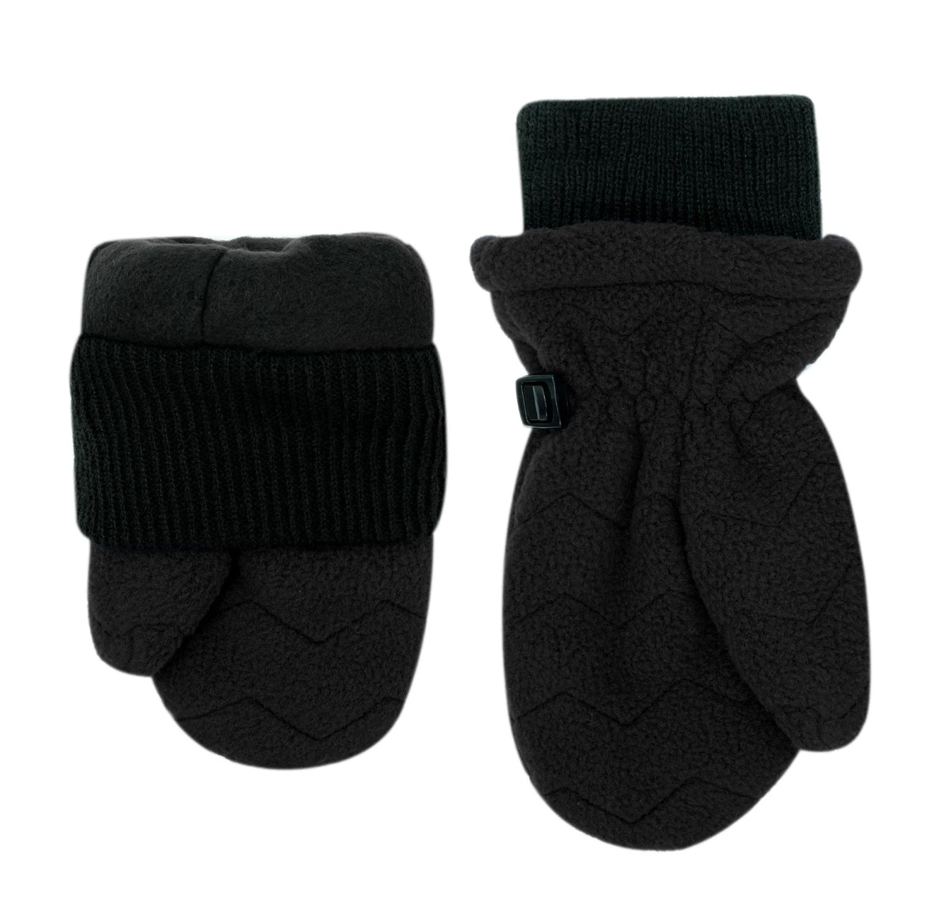 Jan & Jul Fleece Mittens in Black