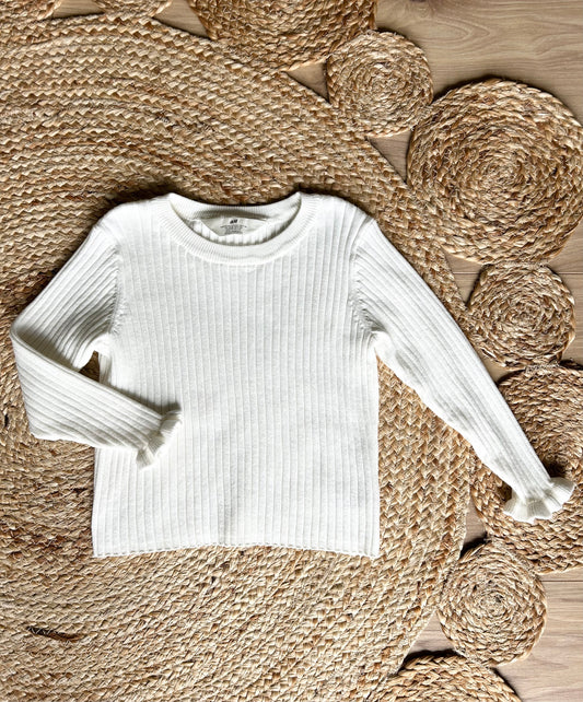 NWOT | H&M Ribbed Knit Sweater | 3/4T