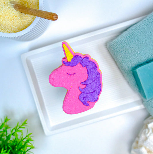 Happy Hippo Bath Co. | Unicorn Bath Bomb with Shoe Charm