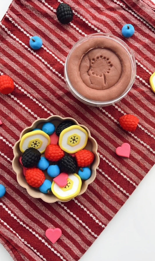 Sensory Mama Creations | Sweet Cravings Collection: Sweetheart Fruit Tart Play Set