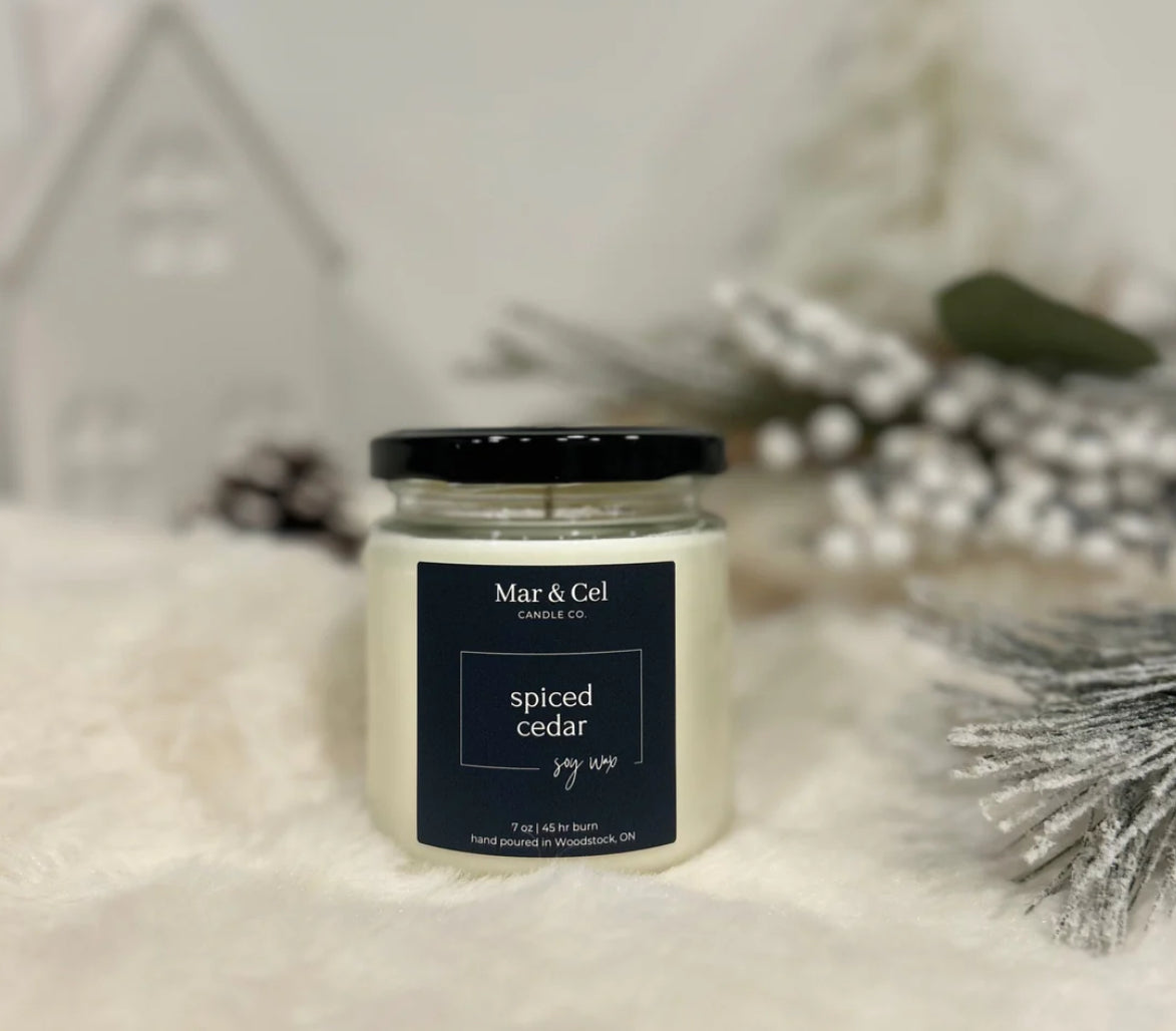 Winter Collection | Spiced Cedar Soy Wax Candle