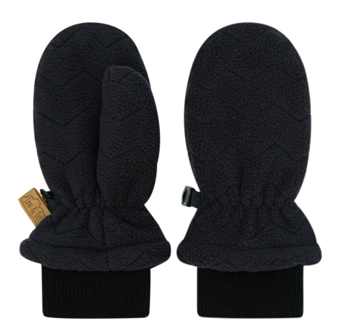 Jan & Jul Fleece Mittens in Black