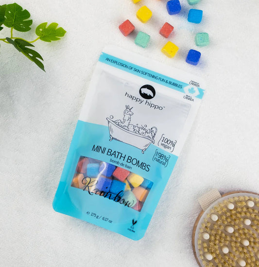 Happy Hippo Bath Co. | Rainbow Mini Bath Bombs