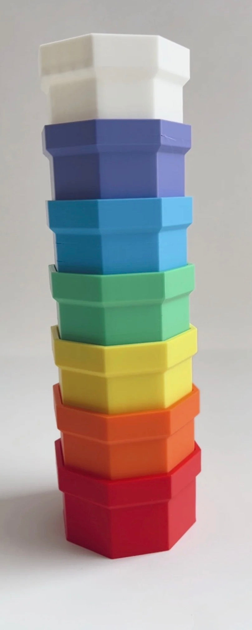 Sensory Mama Creations | Beach Bites & Sandy Delights: Rainbow Sieve Sifter Cup Set