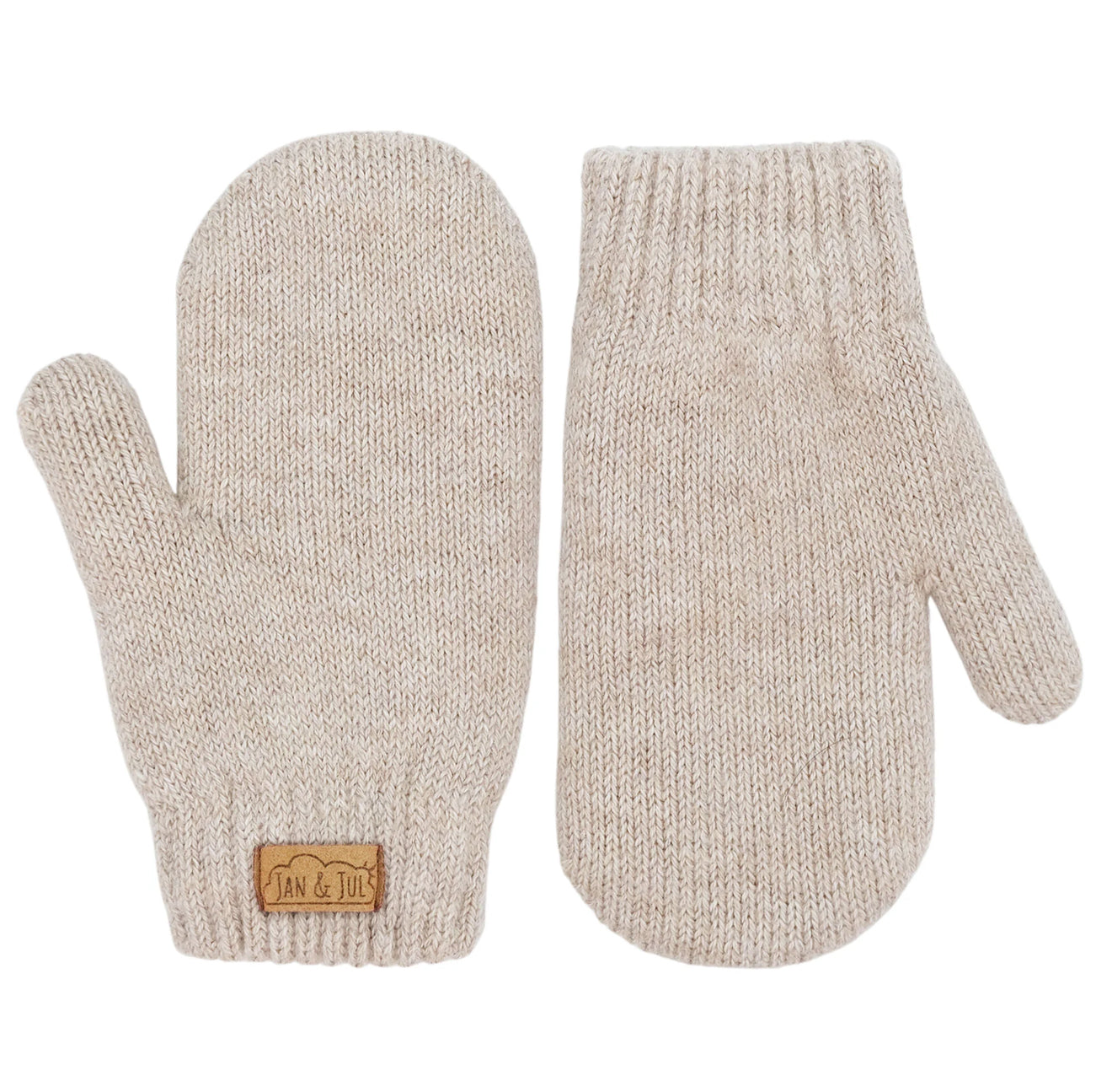 Jan & Jul Cozy Knit Mittens in Wheat Field | Medium (6-24M)