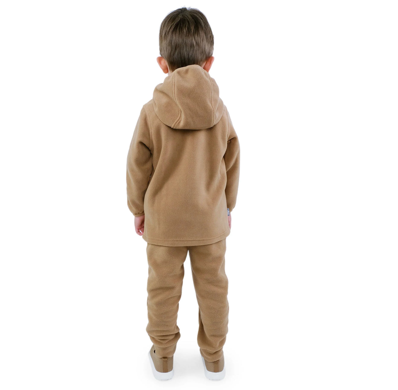 Jan & Jul Fleece Jacket in Soft Brown | 1T (1-2Y)