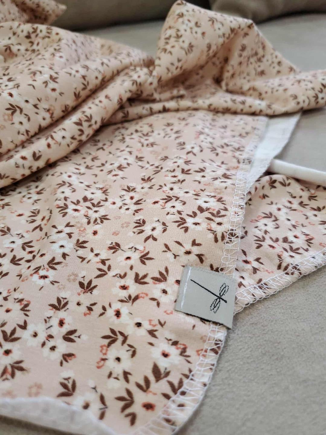 Sewing by Sadie | Newborn Swaddle Set in Floral