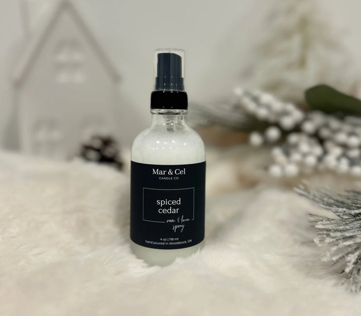 Winter Collection | Spiced Cedar Room + Linen Spray