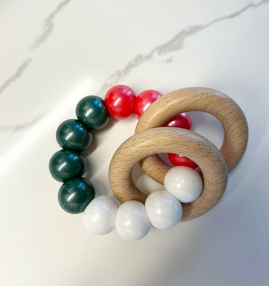 The Festive Collection | Teething Rattle