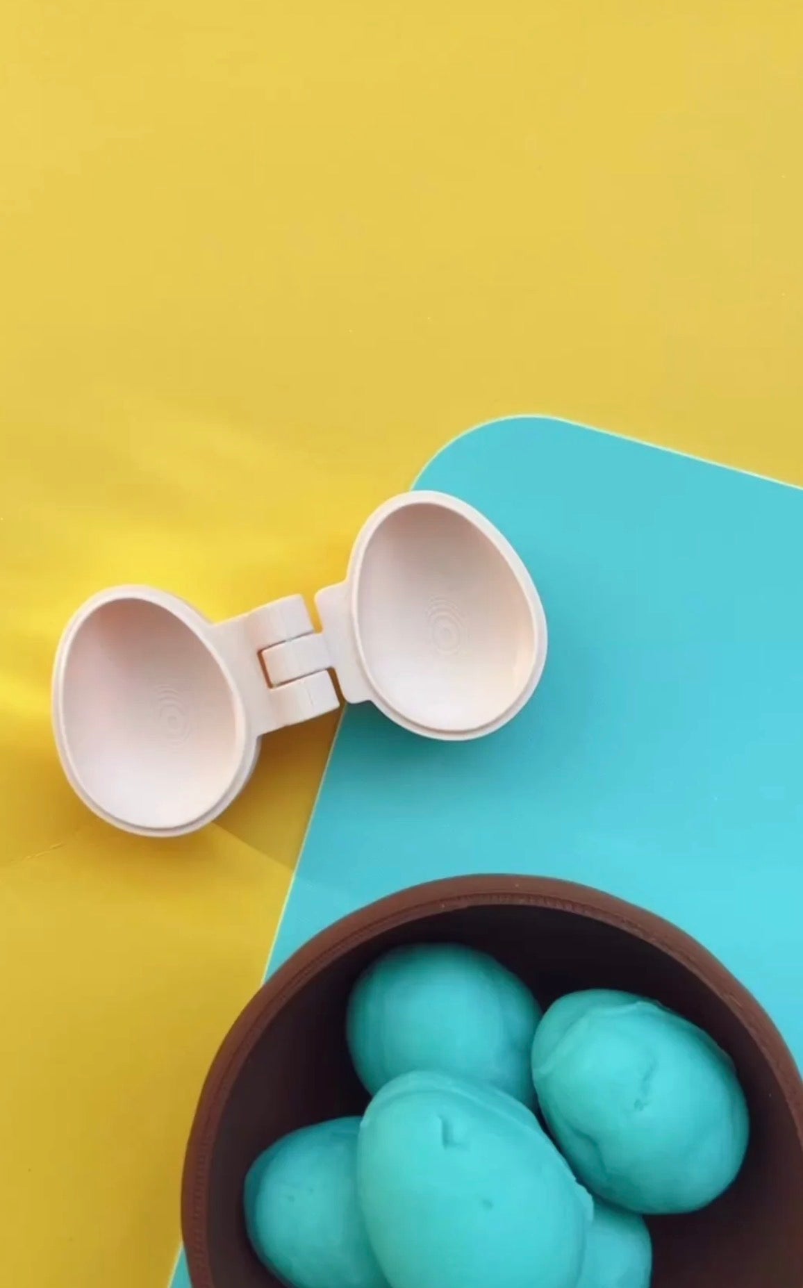 Sensory Mama Creations | Bunny Meadow Spring + Easter Collection: Egg Playdough Mould