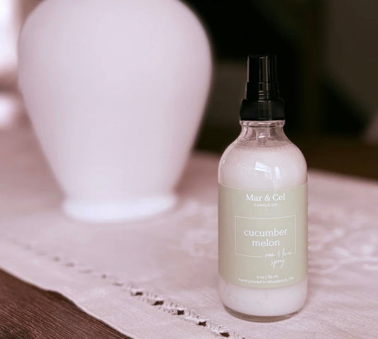 Mar & Cel Candle Co. | Spring Collection: Cucumber Melon Room & Linen Spray