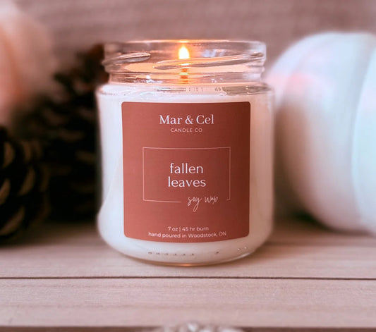 Mar & Cel Candle Co. | Fall Collection: Fallen Leaves Soy Wax Candle